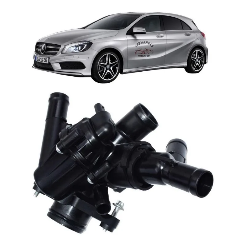 Carcaça De Válvula Termostática Mercedes A200 A250 Cla200