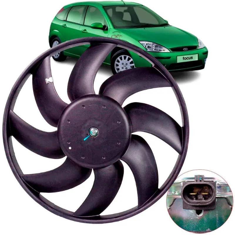 Eletroventilador Ventoinha Radiador Focus 1.6 2.0