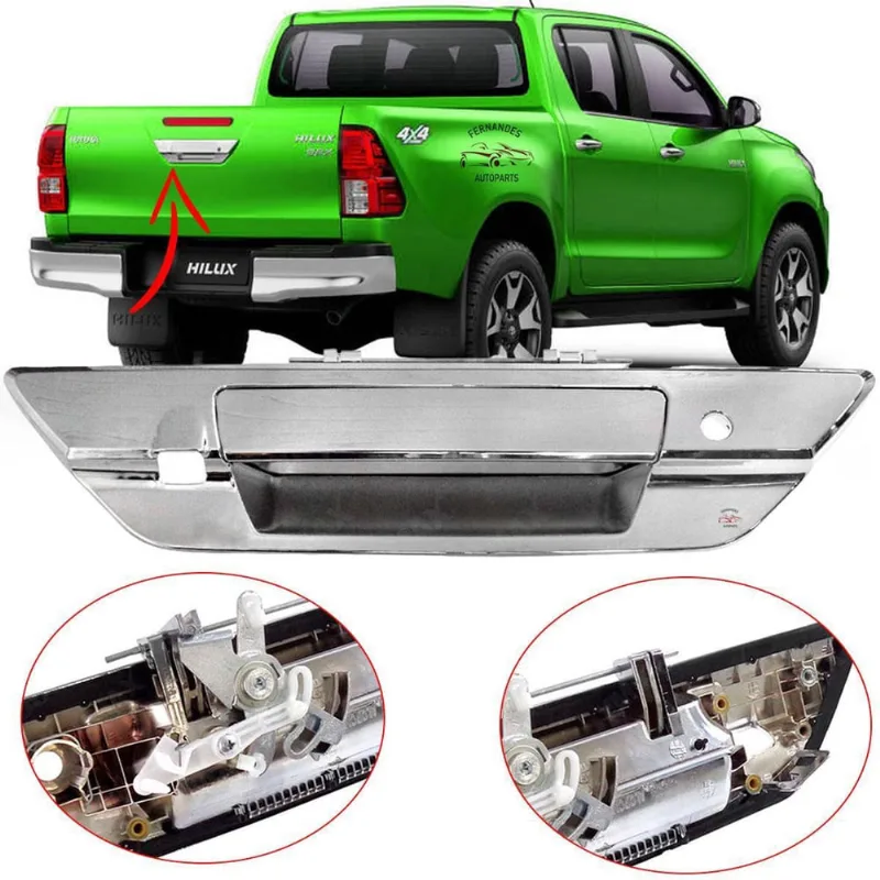 Maçaneta Puxador Tampa Traseira Hilux 2018 19 2021