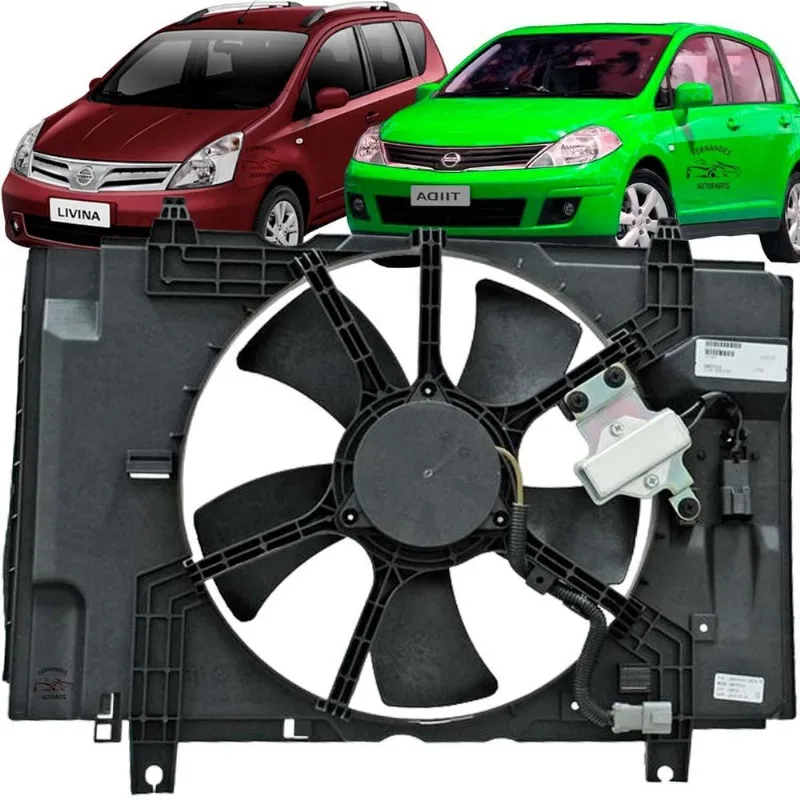 Eletroventilador Ventoinha Livina Tiida 1.6 1.8 10