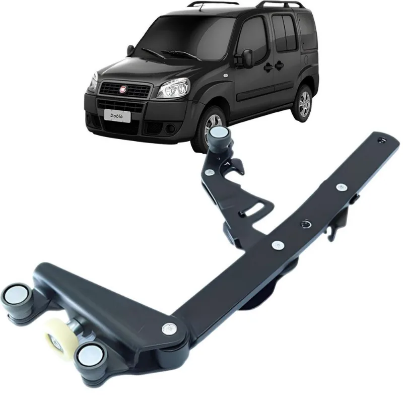 Carrinho Inferior Porta Lateral Esquerdo Doblo 2002 A 2021