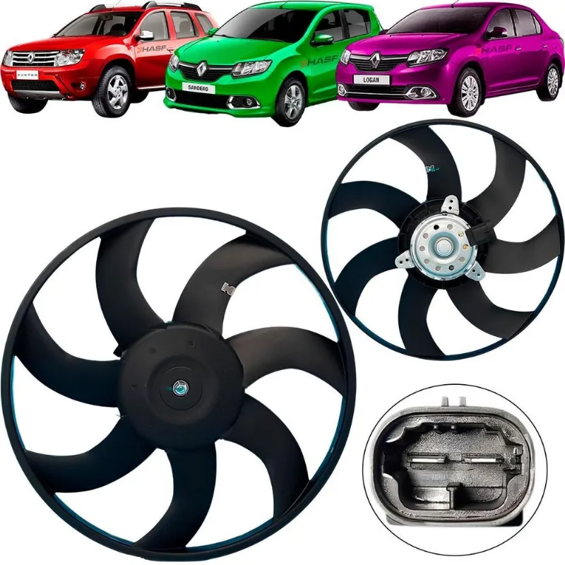 Eletroventilador Radiador Captur Duster Oroch Sandero Logan