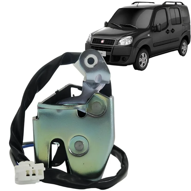 Fechadura Inferior Esquerda Porta Traseira Doblo 2002 A 2021