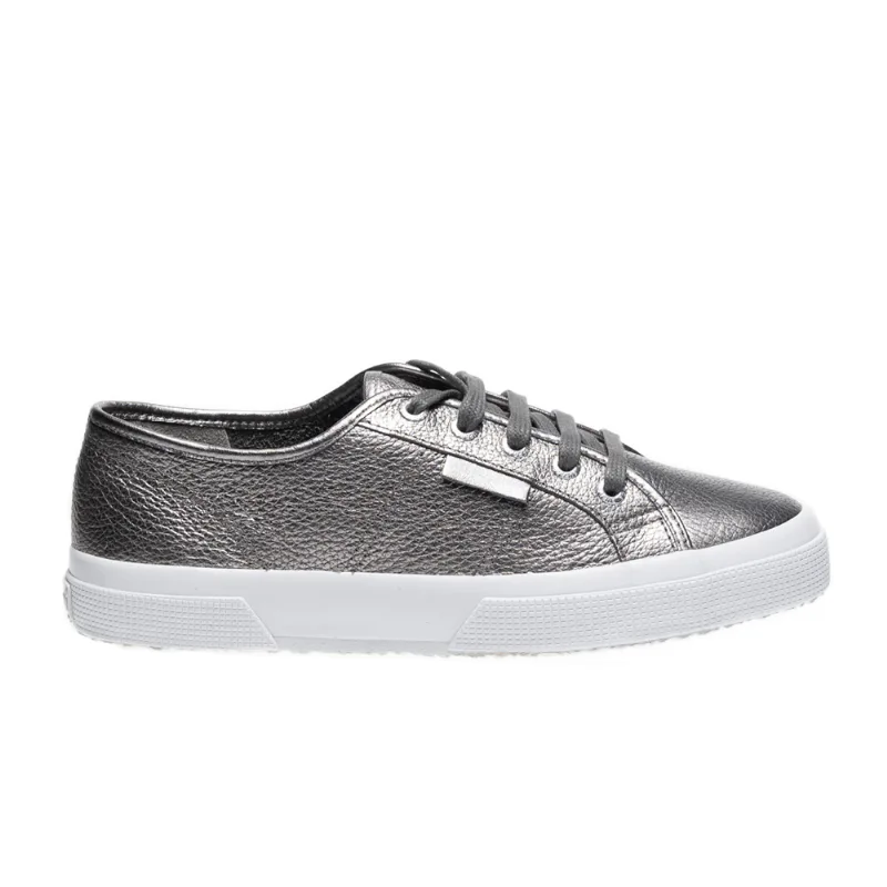 Tênis Superga 2750 Leather Metallic Silver SN10000148S.35