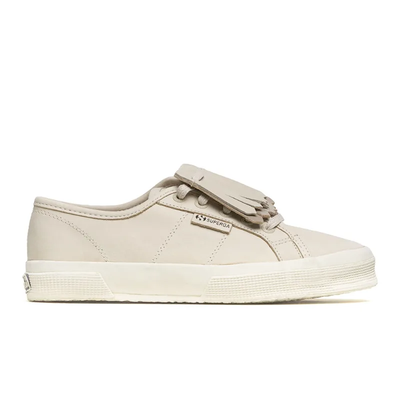 Tênis Superga 2750 Nobuck Fringes Cream/Fendi SN10000191CF.37