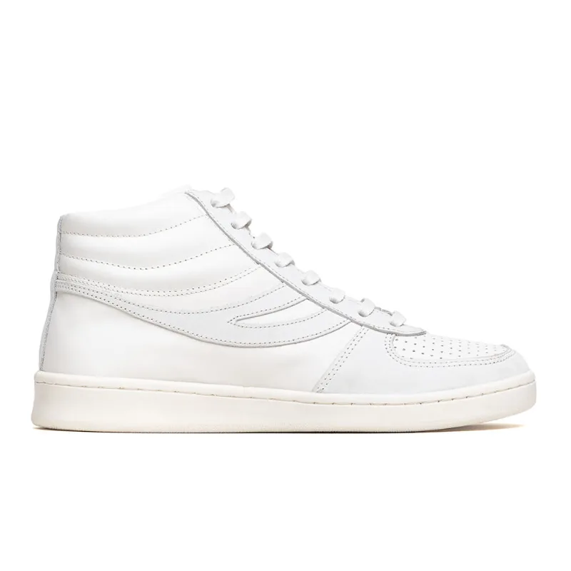 Tênis Superga 2846 Hi Top Seattle Leather All White SN10000214W.37