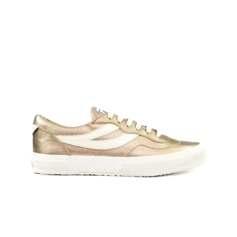Tênis Superga 2750 Revolley Leather Metallic Champagne SN10000231C.37