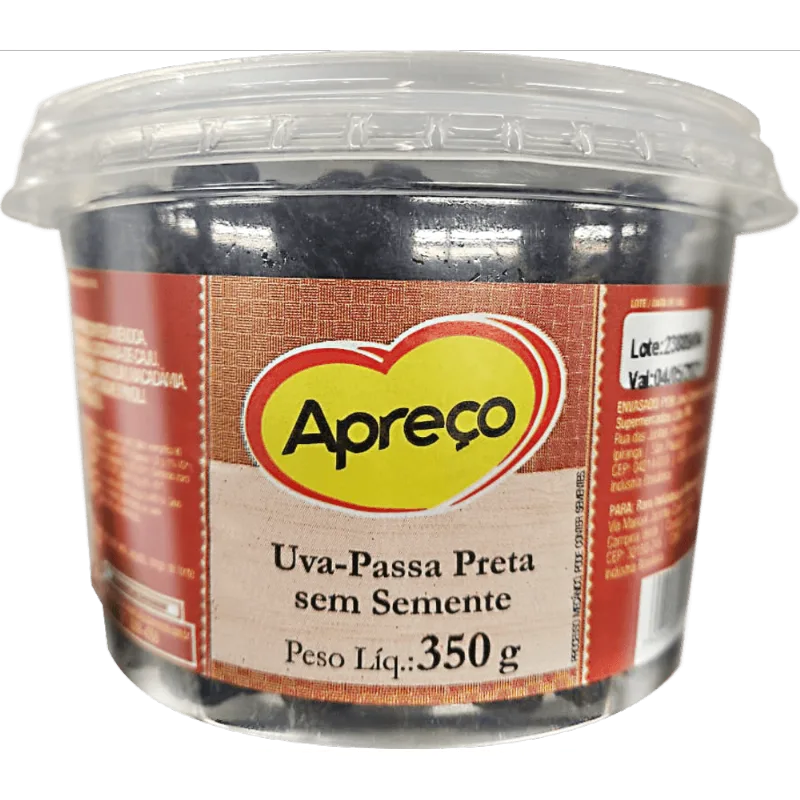Uva Passa Apreco 350g-pta