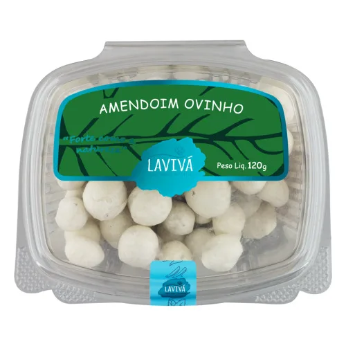 OVINHOS DE AMENDOIM LAVIVÁ POTE 120G - AMENDOIM