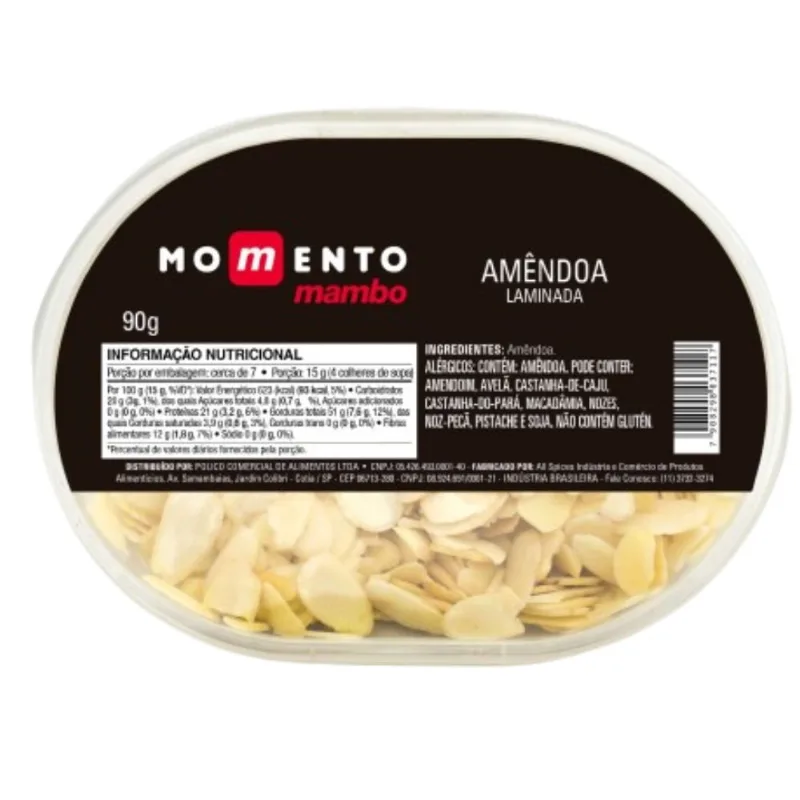Amêndoa Laminada Momento Mambo 90g