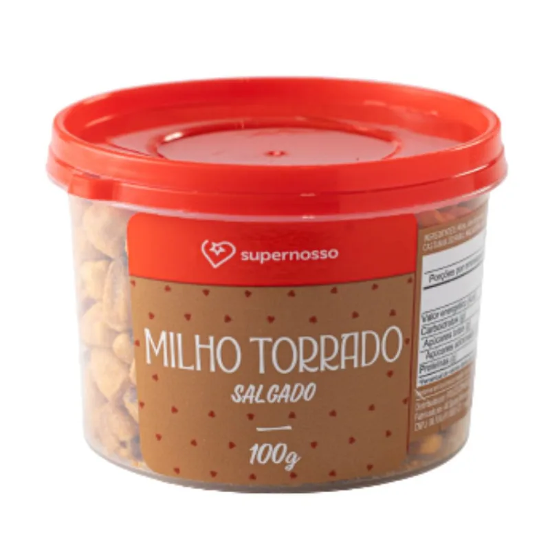 Milho Torrado Salgado Supernosso 100g