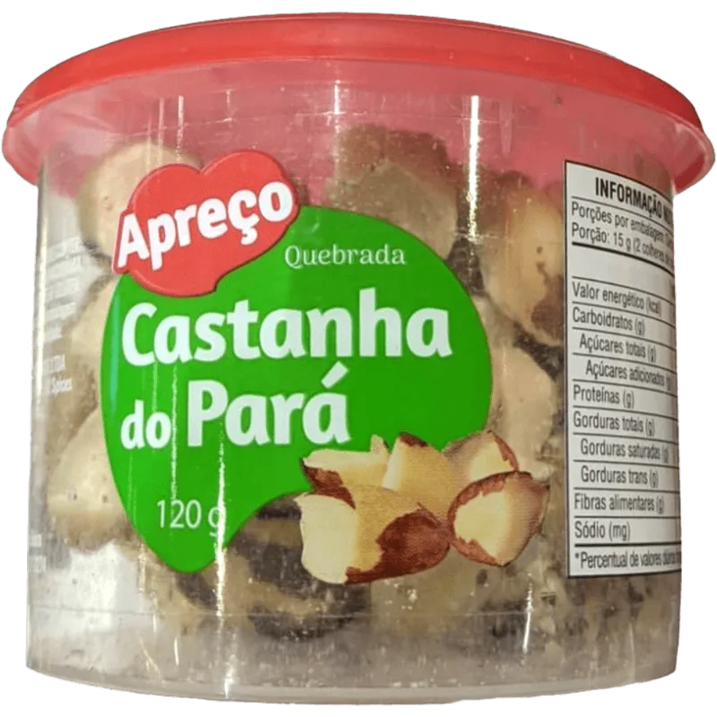 Castanha do Pará Quebrada Apreço 120g