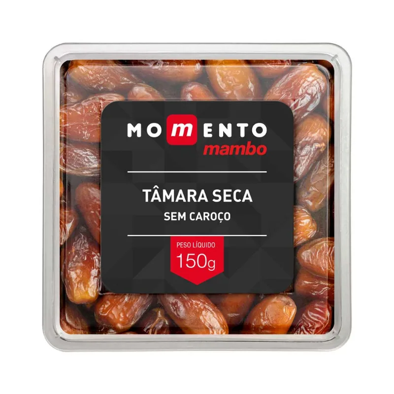 Tâmara Seca sem Caroço Momento Mambo 150g