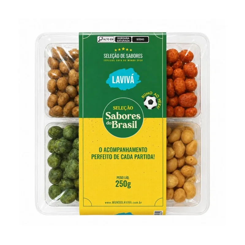 Mix Festa Amendoim Crocante Laviva 250g - LAVIVA