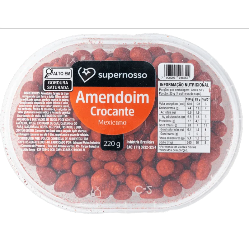 AMENDOIM CROCANTE SN 220G-PT MEXICANO