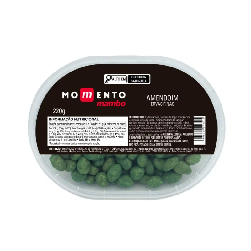 Amendoim com Ervas Finas Momento Mambo 220g