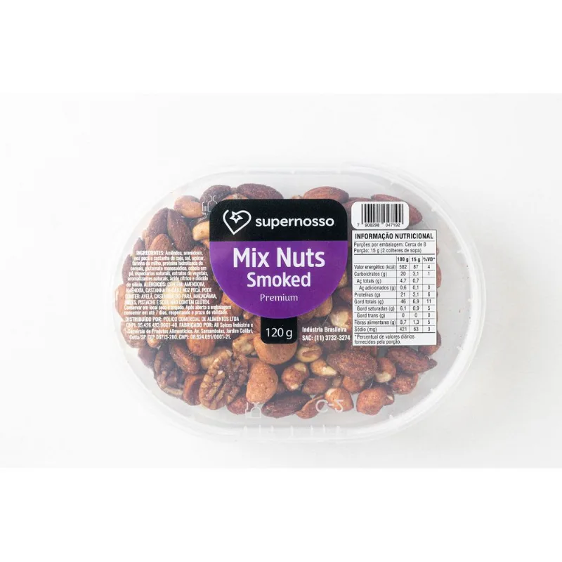 Mix Nuts Smoked Premium Supernosso 120g