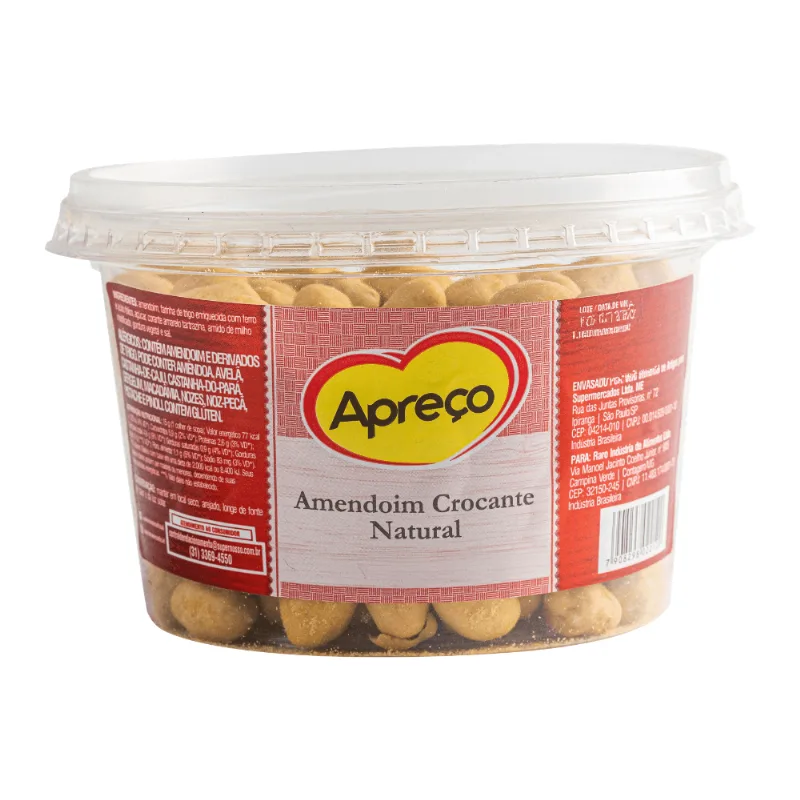 Amendoim Crocante Apres 220g - Pote Tradicional
