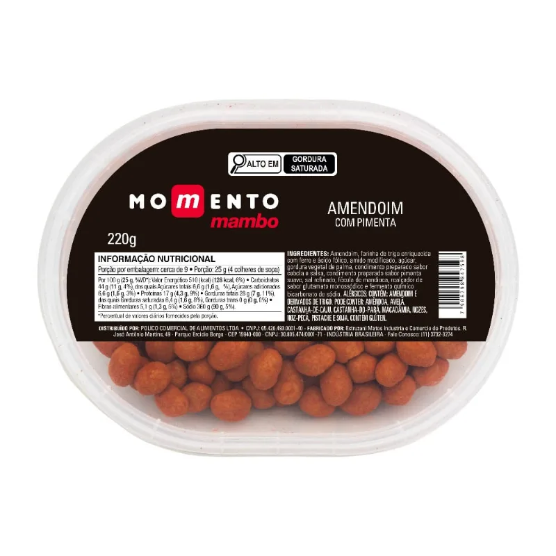 Amendoim com Pimenta Momento Mambo 220g