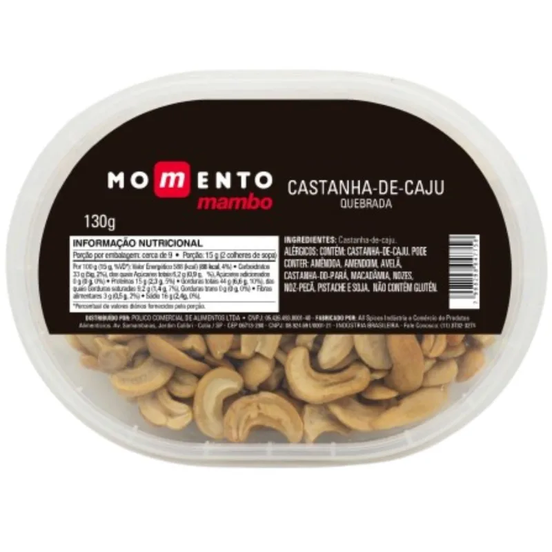 Castanha-de-Caju Quebrada Momento Mambo 130g