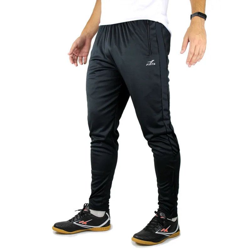 Calça Esportiva e Treino Slim Finta Black - Não Disponível
