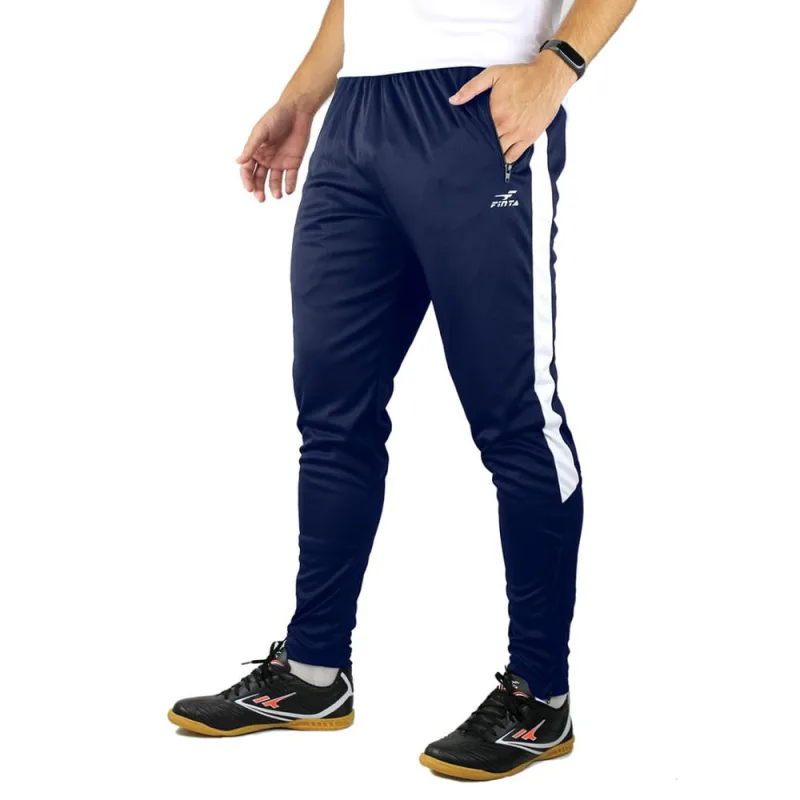 Calça Treino Slim Finta Azul - Não Disponível