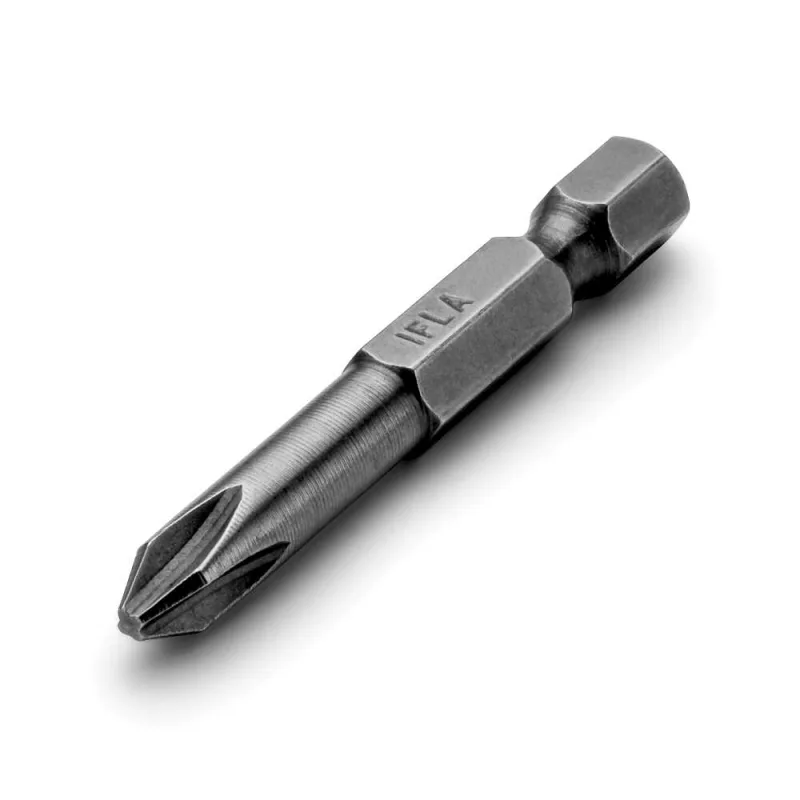 Bits/ponteira phillips com encaixe sextavado 1/4" nº 1 x 50 mm - IFLA - IFLA