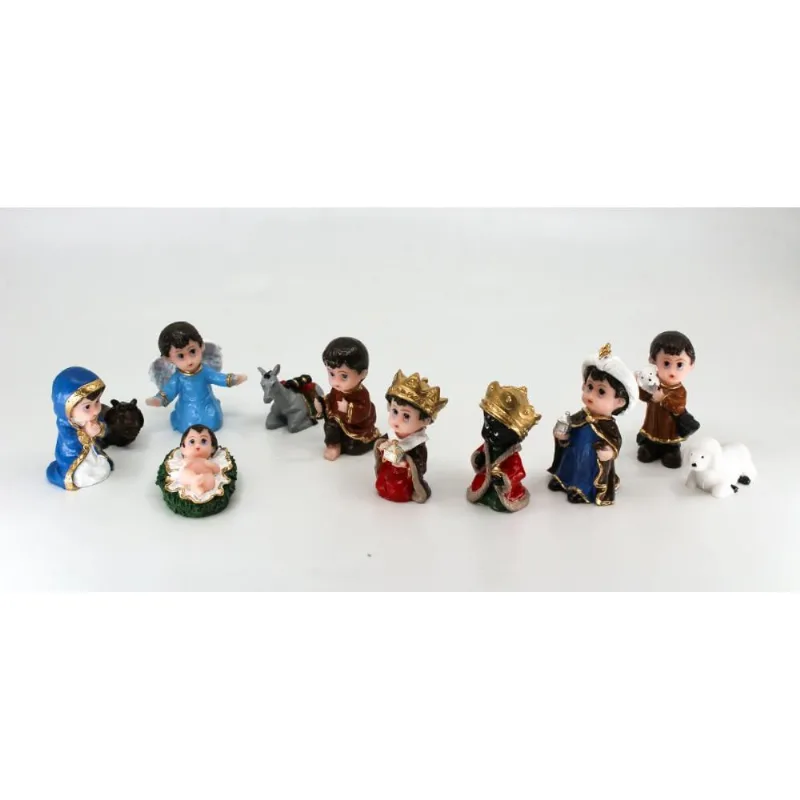 Presépio completo Infantil 11 peças - 05 cm