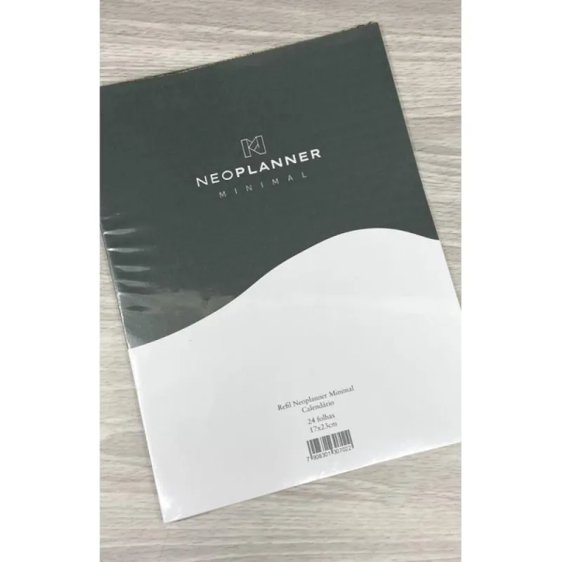 Refil Neoplanner Minimal - Calendário - Não Disponível - Papelaria