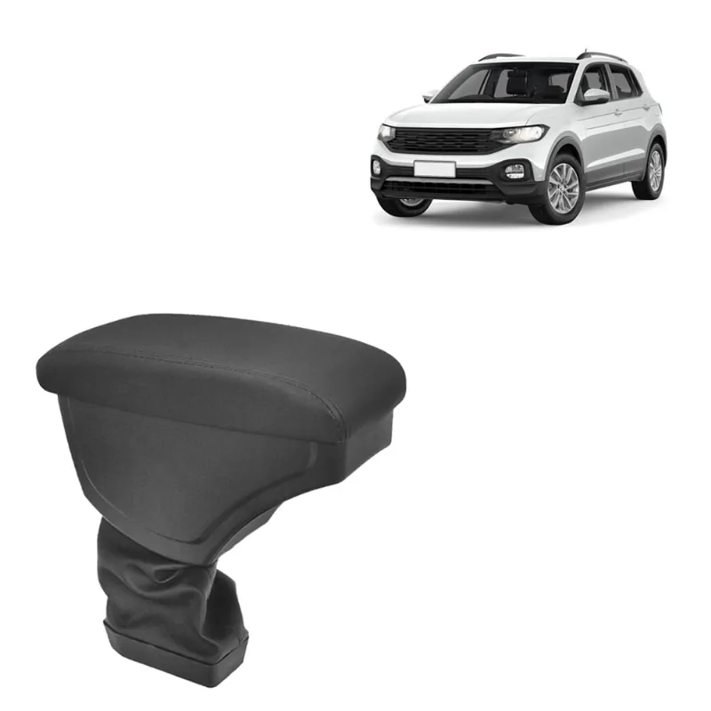 Console Apoio de Braço VW T-Cross 2019 até 2021 Preto NAT