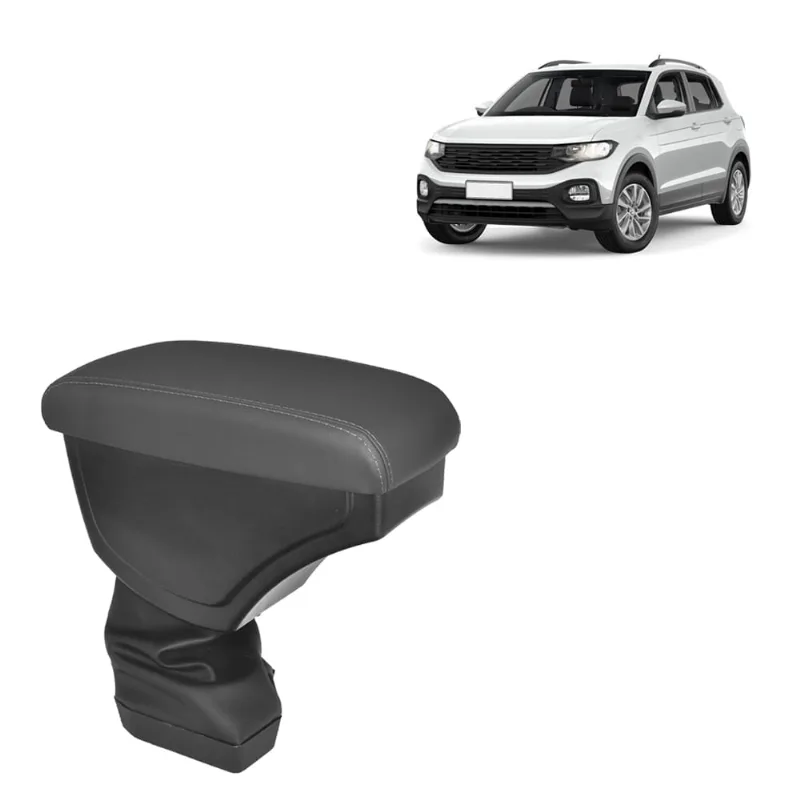 Console Apoio de Braço VW T-Cross 2019 até 2021 Grafite NAT