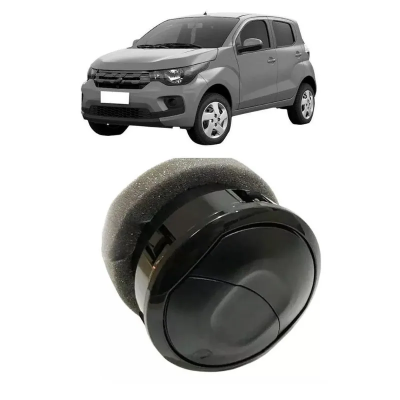 Difusor Saída De Ar Lateral Mobi 2017 A 2022 Preto