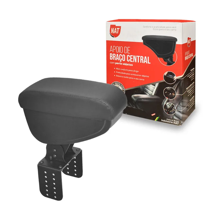 Console Apoio de Braço Universal Preto NAT