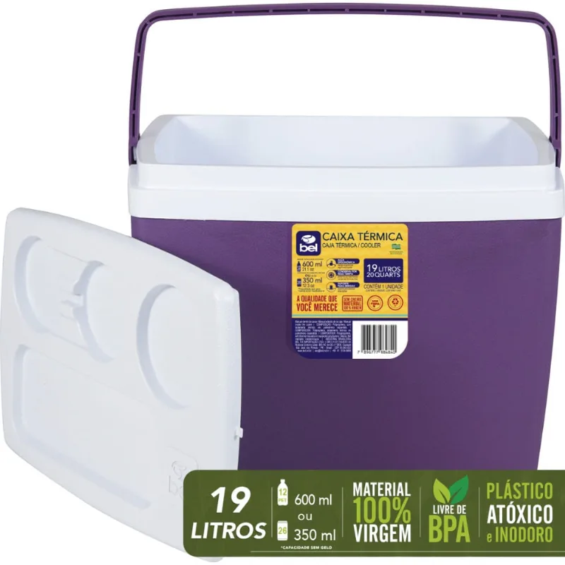 Caixa Termica 19L Acai Bel
