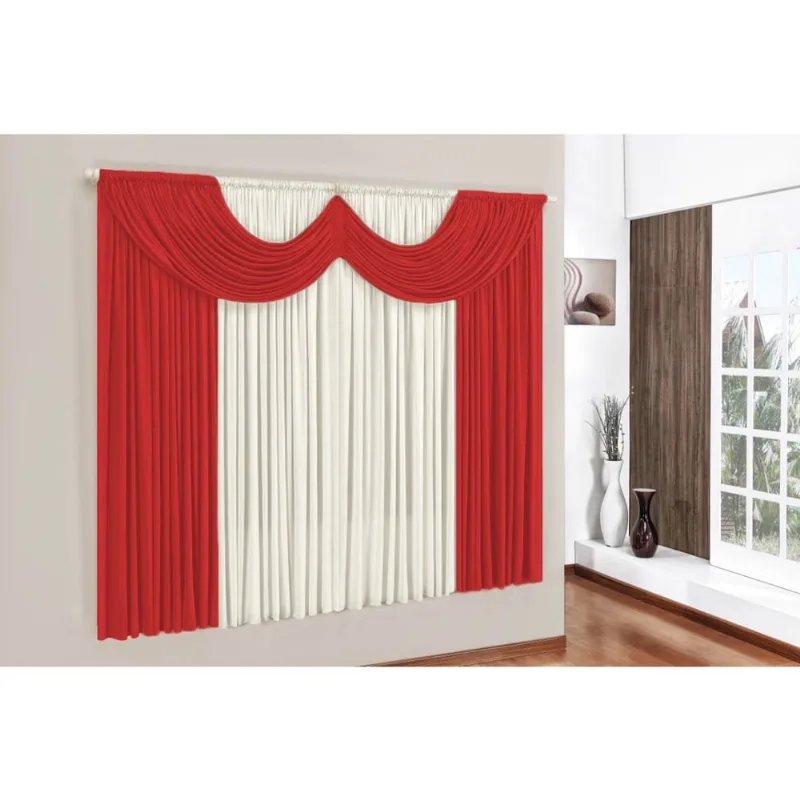 Cortina p/ Varão Simples 2,00m x 1,70m em Malha Gel Paris