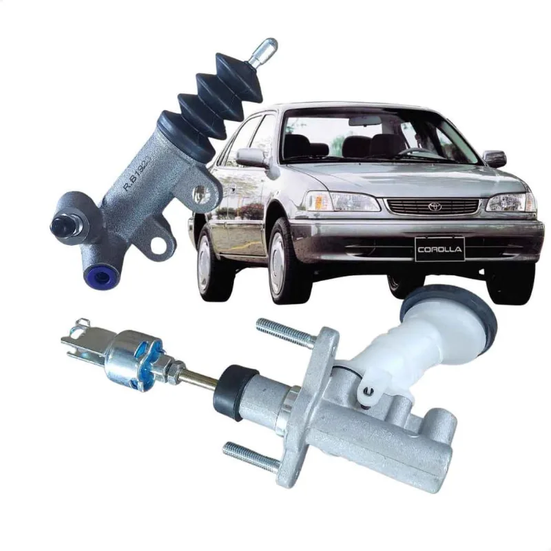 2 Cilindro Embreagem Corolla 97 98 99 2000 2001 92 a 2002 Cilindro Mestre + Atuador Auxiliar