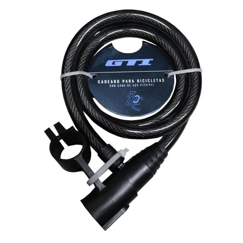 Cadeado Espiral Gti 1,0Mx12Mm C/Chave