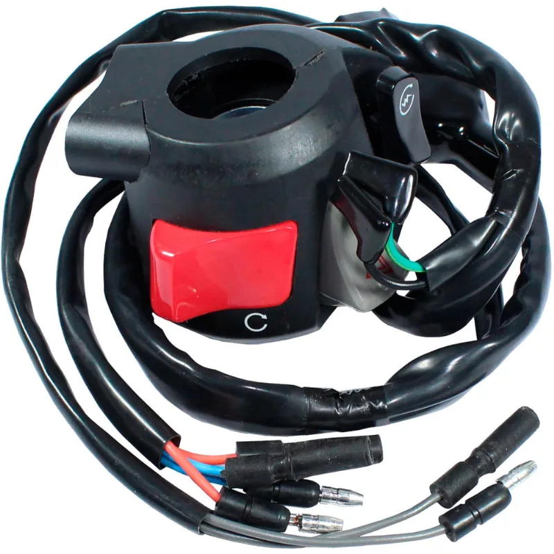 Interruptor de partida botão com pisca alerta XRE190 2016 a 2022 modelo CB500