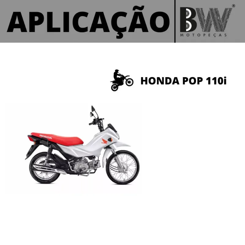 Coxim borracha de fixar banco honda POP110i ( 2 unidades)