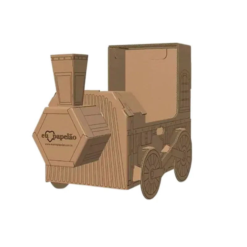 Kit Trem para Brincar Papelão Eu Amo Papelão - Eu amo papelão