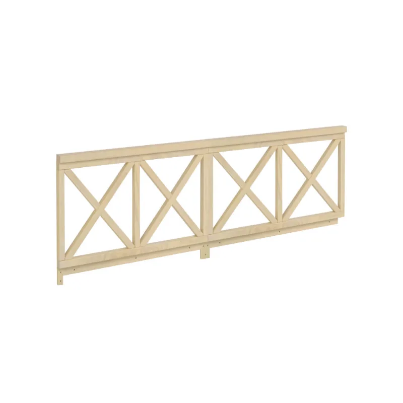 Grade de Proteção X Dupla 100 cm Natural - Casatema