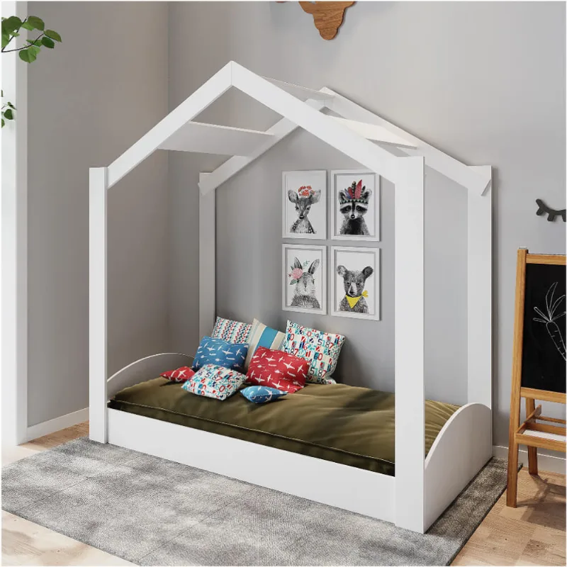 Mini Cama Montessoriana Doce Soninho Branco - Casatema