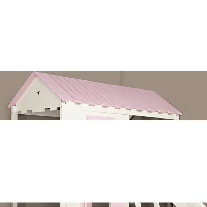 Kit Telhado Club House Premium Branco/Rosa - Casatema