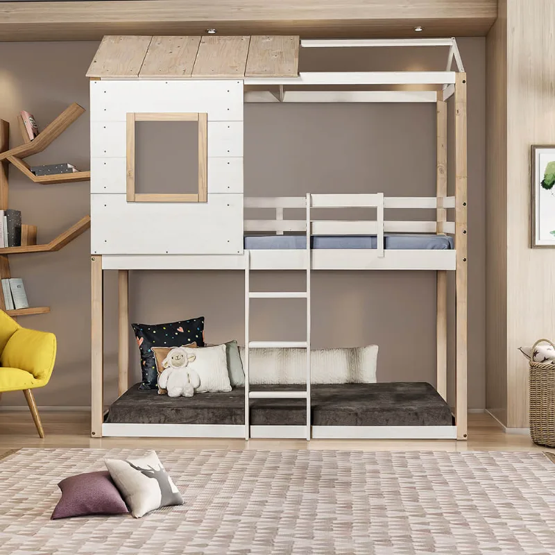 Beliche Montessoriano Club House Branco/Natural - Casatema