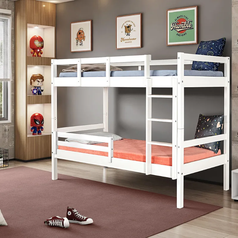 Beliche Soft Teen com Grade de Proteção - Madeira Maciça - Branco - Casatema