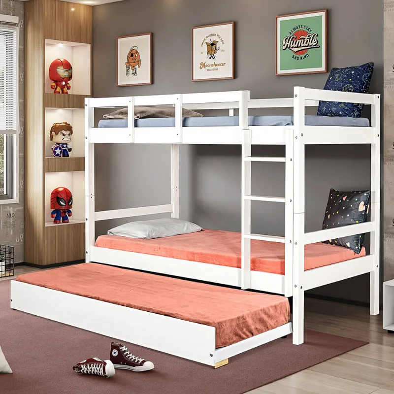 Treliche Soft Teen Madeira Maciça Branco - Casatema