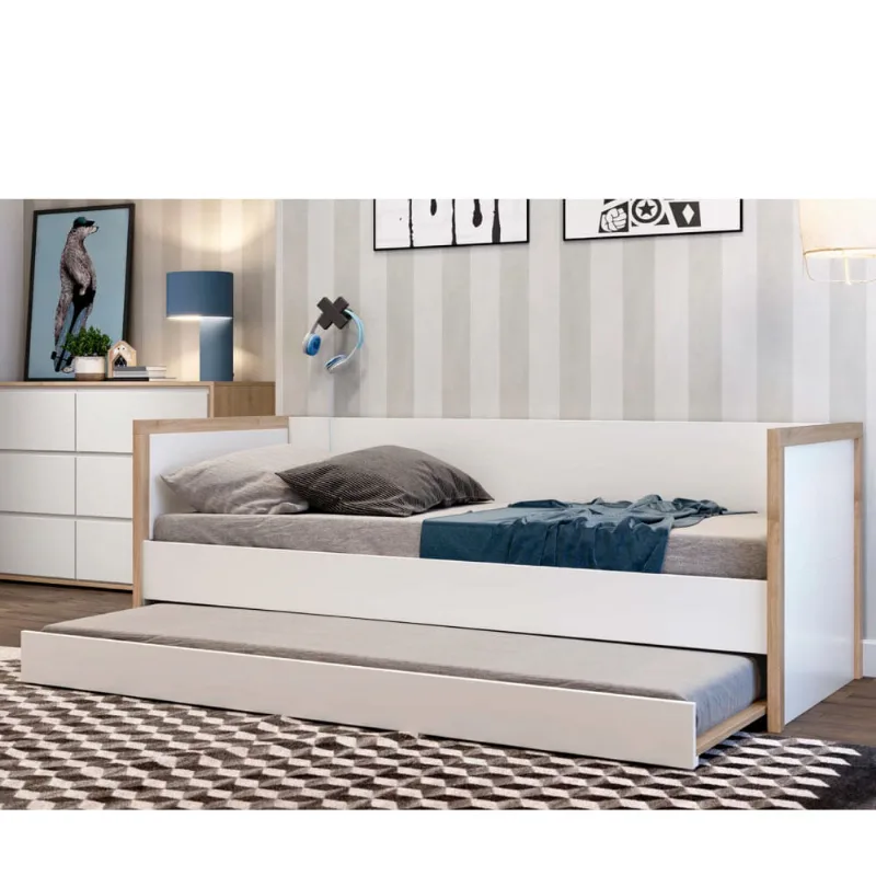 Bicama Infantil Estilo Sofá - Branco/Treviso