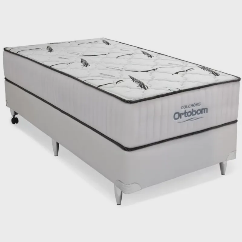 Cama Box Solteiro Espuma D33 Highfoam Ortobom 64x88x188cm Ortobom - Ortobom
