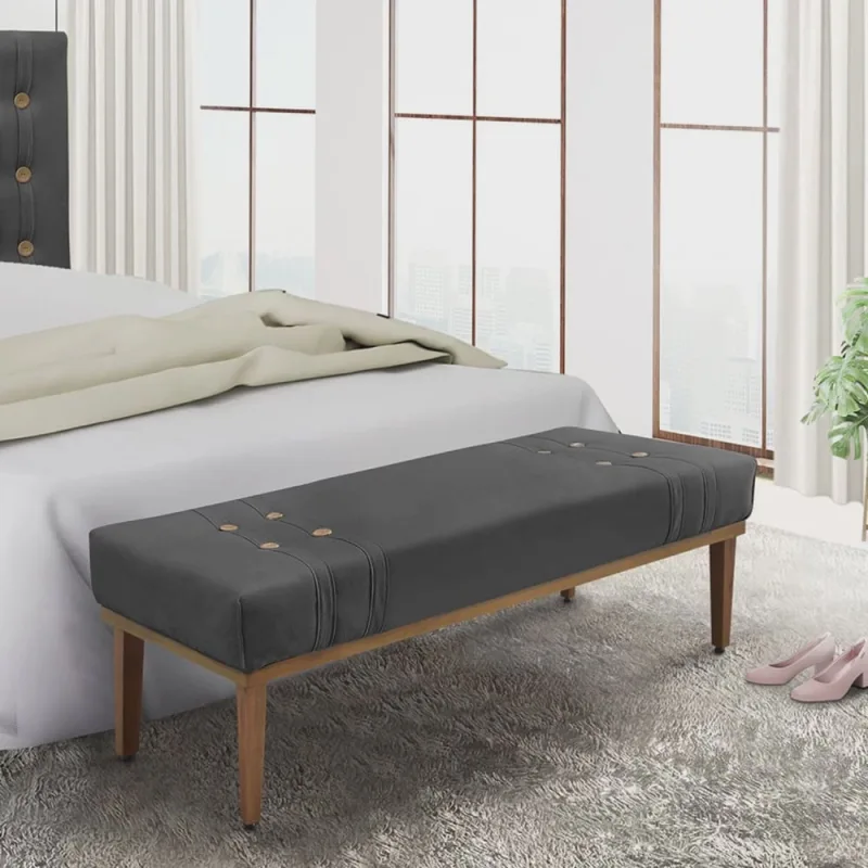 Calçadeira Recamier Casal Gênova Spezzia Decor - Não Disponível - Móveis