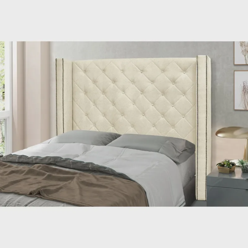 Cabeceira Casal 140cm Linho Vicenza - Não Disponível - Móveis